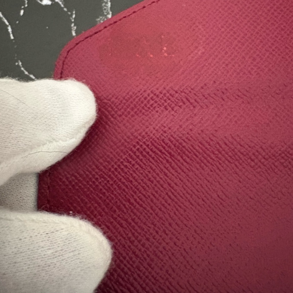 AUTH Louis Vuitton Emilie Wallet in Fuschia Great Pre-Loved Conition with COA! - Picture 6 of 12